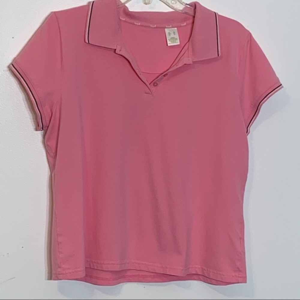 EUC‎ Lizgolf Pink Polo Shirt